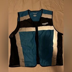 Amazon Reflective Blue and Black Vest